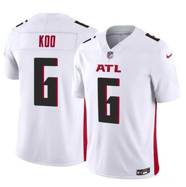 Men & Women & Youth Atlanta Falcons #6 Younghoe Koo White 2023 F.U.S.E. Vapor Untouchable Limited Football Stitched Jersey->atlanta falcons->NFL Jersey